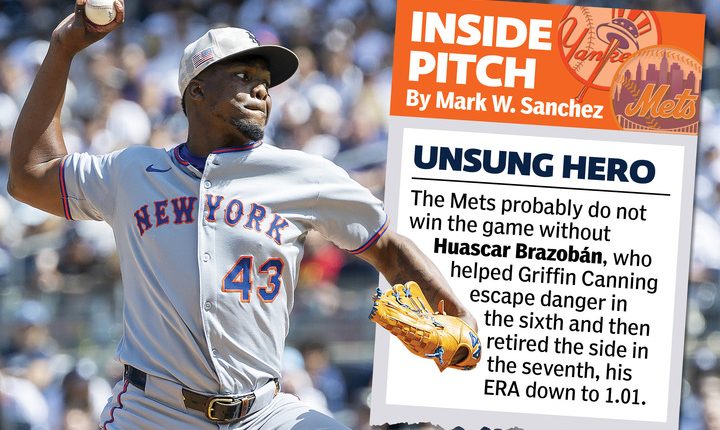 Heroes, zeros from Metsâ Subway Series win: Huascar Brazoban saves day